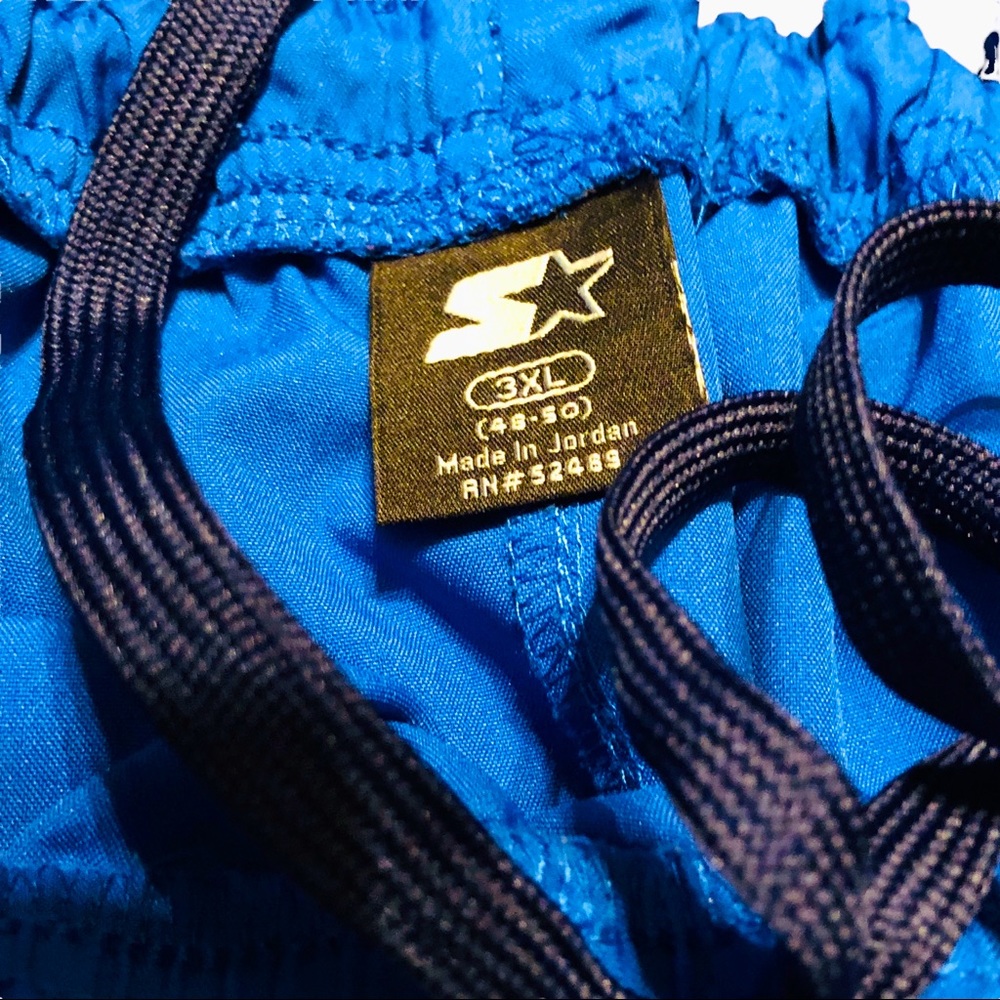 2 for $7 Starter Mens Blue Shorts - Picture 3 of 10